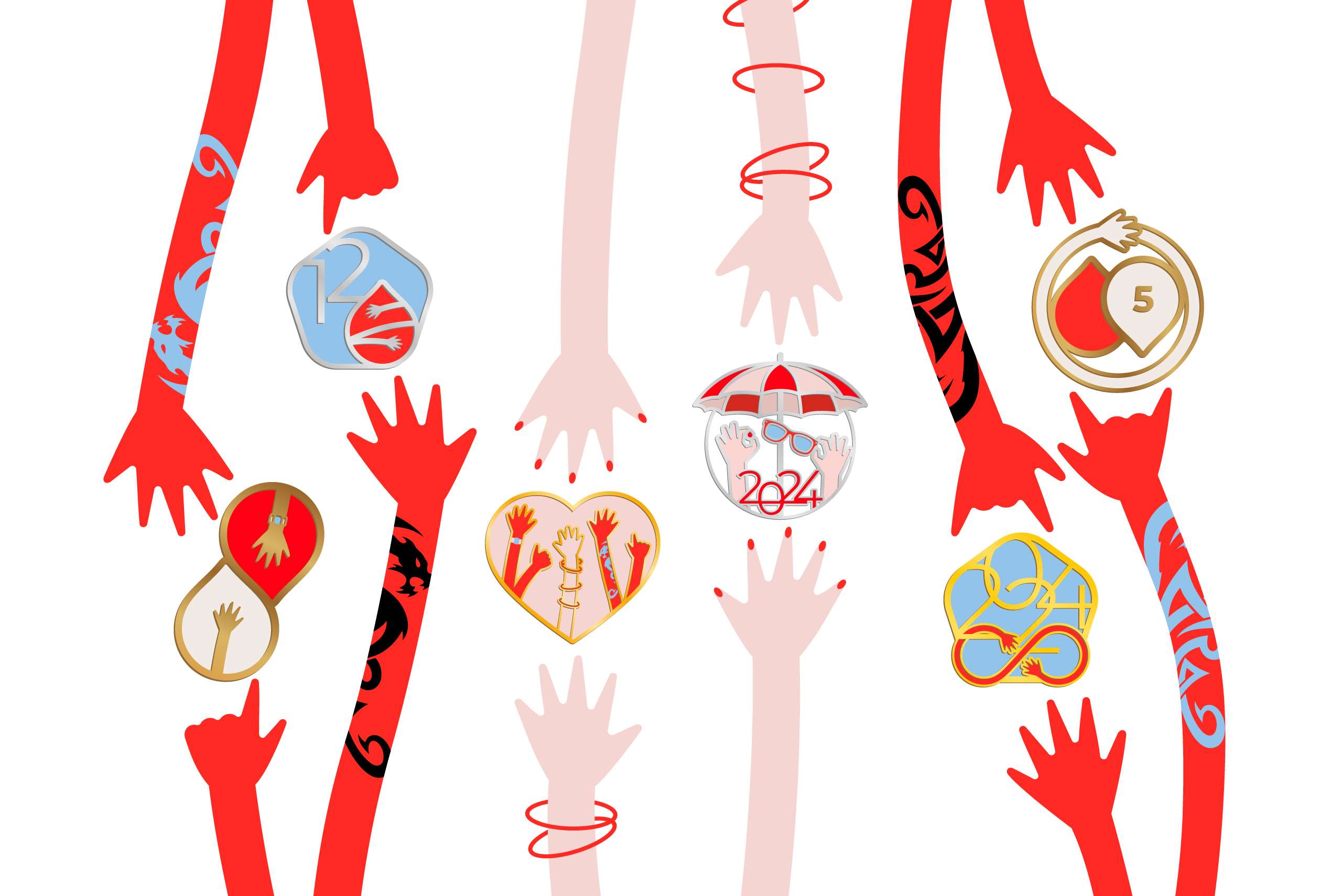 Виртуальные бейджи DonorSeach: обзор