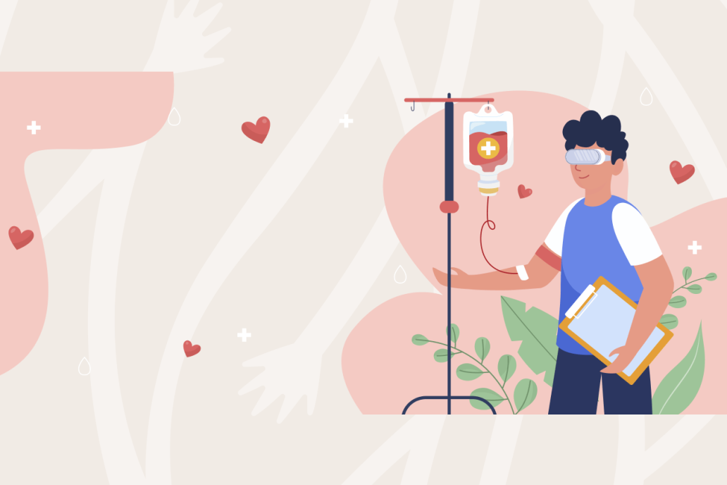 Сдать кровь в смешанной реальности, Журнал DonorSearch